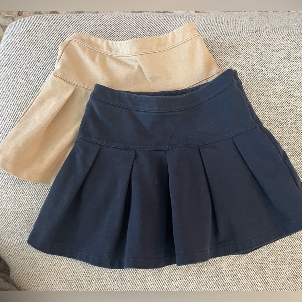 GAP GIRLS - XS UNIFORM SKIRTS (2) NAVY & KHAKI